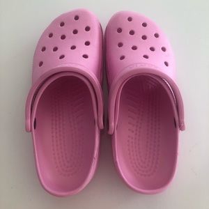 pink crocs